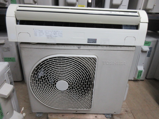 K02540　東芝　中古エアコン　主に6畳用　冷2.2kw／暖2.2kw K02540 東芝 中古エアコン 主に6畳用 冷2.2kw／暖2.2kw